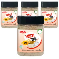 베베스트 쌀죽 55g, 흰밥, 4개