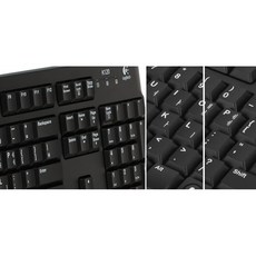 로지텍 USB 유선 일반형 키보드, K120