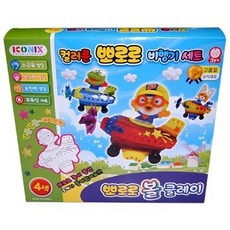 컬러룬 뽀로로 비행기 세트, 혼합, 1팩