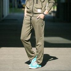 런닝맨 남성용 면슬림일자 트레이닝 팬츠