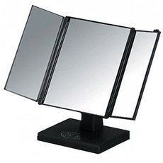 미로라인 삼면탁상거울 ST7014, 블랙, 1개