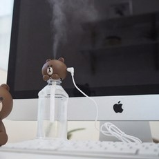 라인프렌즈 브라운 USB 가습기, AIR-LF-H-001