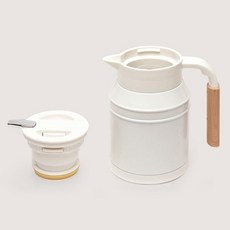 모슈 테이블팟 보온보냉 주전자, 1L, IVORY, 1개