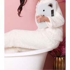 힐링큐 스마트 체중계 곰 HQ-S1000, 화이트, 1개