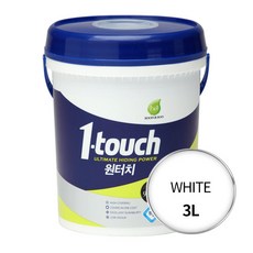 노루페인트 순앤수 원터치 페인트 3L, WHITE