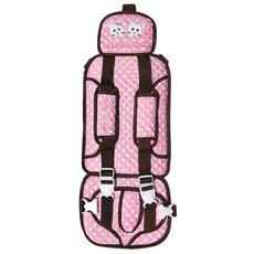 兒童輔助車墊, 粉色, 1入