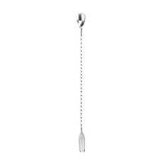 비스키 트라이던트 바스푼 칵테일머들러, Silver, 1개