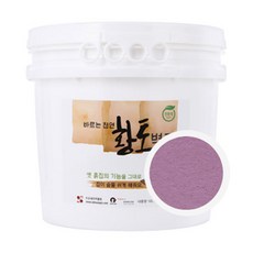  이오세라믹황토 바르는 천연 황토벽지 16L, 바이올렛, 1개 