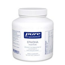 퓨어인캡슐레이션 EPA DHA 에센셜 소프트젤 캡슐, 1개, 180정