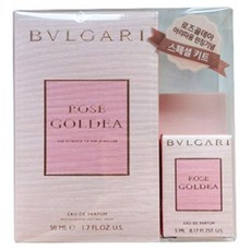 불가리 로즈골데아 오드퍼퓸 50ml + 미니어쳐 5ml 세트, 1세트