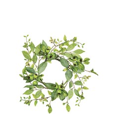 조화장식 Sullivans 리프 & 팟 리스 16.5cm Green