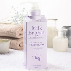 밀크바오밥 베이비 모이스처 고보습 로션, 500ml, 2개