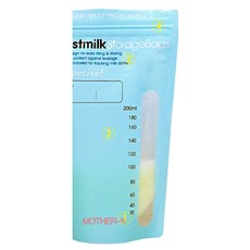 마더케이 일회용 변온 모유 저장팩 200ml, 90매, 1개
