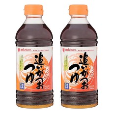 미즈칸 농축 쯔유, 500ml, 2개
