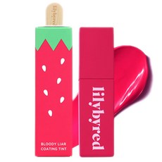릴리바이레드 앙큼라이어 코팅 틴트 아이스크림 에디션 4g, 딸기바먹은척, 1개