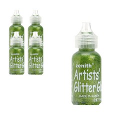Zenith Glitter Gel 08 黃綠 5p, 37毫升, 1 種顏色