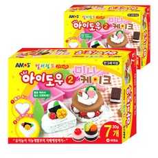 아모스 6000 아이도우 미니 케익 만들기, 혼합색상, 2개 혼합색상, 2개