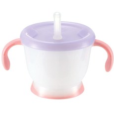 릿첼 AQ 첫걸음 스트로 타입 빨대컵 190ml, 핑크, 1개