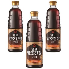 샘표 양조간장 701, 930ml, 3개