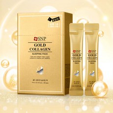 에스엔피 골드 콜라겐 슬리핑 팩 스틱형, 80ml, 1개