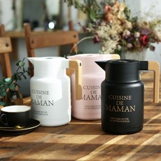 달팽이리빙 퀴진드마망 보온보냉 주전자, 1.5L, 화이트, 1개
