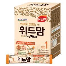 파스퇴르 위드맘 프리미엄 스틱분유 1단계, 20개입, 1개