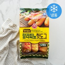 오뚜기 맛있는 할라피뇨 핫도그 (냉동), 400g, 1개