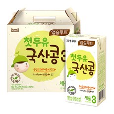 앱솔루트 첫두유 국산콩 3단계 190ml, 콩, 16개