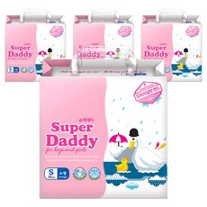 슈퍼대디 오리지널핏 밴드형 기저귀 아동공용 소형 (4~6kg), 소형(S), 120매