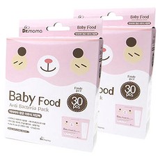 닥터마마 항균 이유식 저장팩 200ml, 30매, 2개