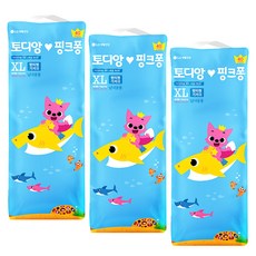 토디앙 핑크퐁 기저귀 밴드형 아동공용, 5단계, 120매