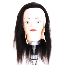 천혜사 프리미엄 연습용 가발, 블랙, 1개