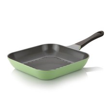 네오플램 일라 사각 그릴팬 애플그린, 28 cm, 1개