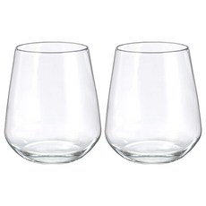 글라스몰 Borgonovo Stemless Contea 와인잔, 2개