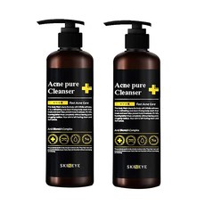 스킨아이 아크네 퓨어 클렌저, 300ml, 2개입