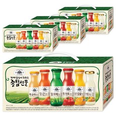 가야농장 주스 종합선물세트, 180ml, 4세트