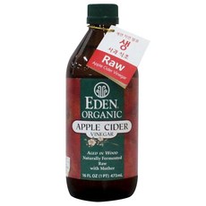 에덴오가닉 발효 생 사과식초, 473ml, 1개