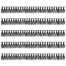 로이엘 부분속눈썹 5줄 5P 8호, 블랙, 1개