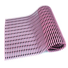 월광매트 튜브형 미끄럼방지매트 90 x 150 cm, 분홍색, 1개
