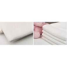 베이비베어 웰빙 특대사각 천 기저귀, 화이트, 10개