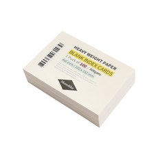 왈가닥스 블랭크 인덱스카드 102 x 152 mm, 화이트, 100매입