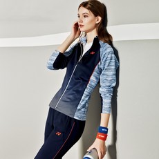 YONEX 女款拉鍊外套 73WU008FNV+運動長褲套裝 73WP008FNV