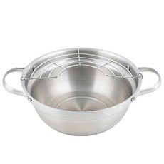 리빙글로리 인덕션 에코 튀김냄비, 22cm, 혼합색상, 1개