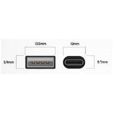 신지모루 USB-C 타입 더치 패브릭 케이블, 1m, 블랙, 2개입