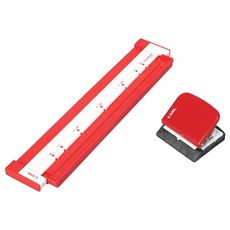 칼 멀티홀 펀치 GP-2630, 레드, 1개