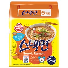 오뚜기 스낵면 108g, 5개