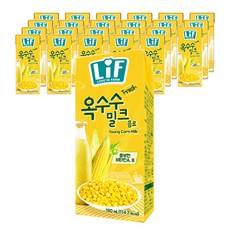 LIF 옥수수 밀크 음료, 180ml, 24개