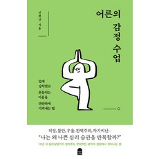 [앤의서재]어른의 감정 수업 : 쉽게 상처받고 흔들리는 마음을 단단하게 지켜내는 법