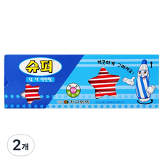 지구화학 슈퍼 색연필 낱색 빨강 12p, 1색, 2개