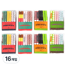 misoro 可愛筆帽 6入, 隨機出貨, 16入